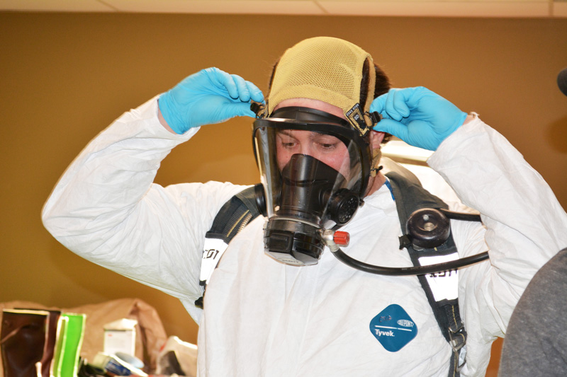 technician working on ammonia and refrigeration services