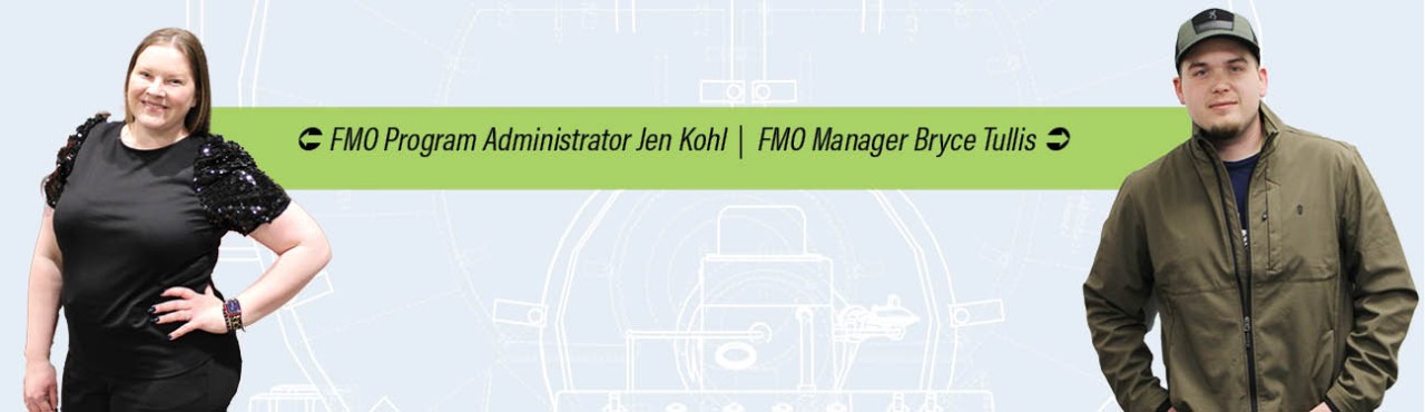 P1 Service FMO Program Administrator Jen Kohl and FMO Manager Bryce Tullis