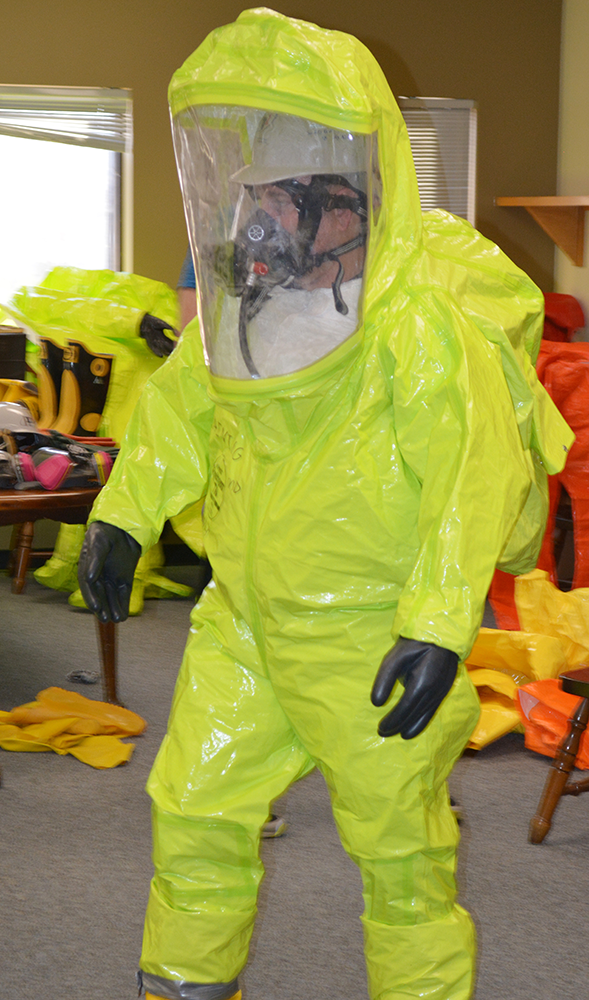 Chad Moreland in Level A PPE